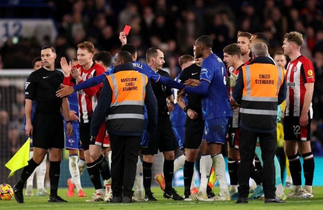 Video Marc Cucurella Sent Off After Full Time For Soft But Silly