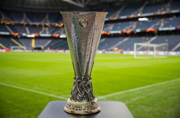 The Europa League trophy in all its glory.