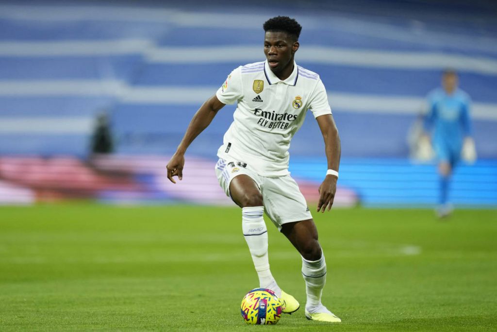 Aurelien Tchouameni playing for Real Madrid