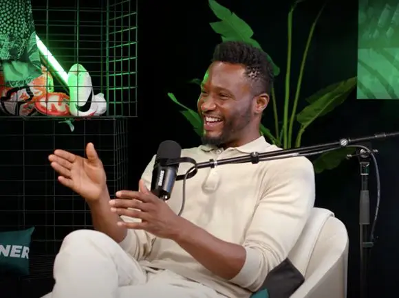 John Obi Mikel on his podcast.