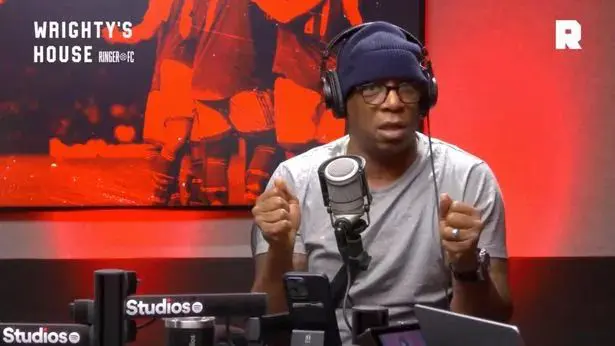 Ian Wright on his podcast.