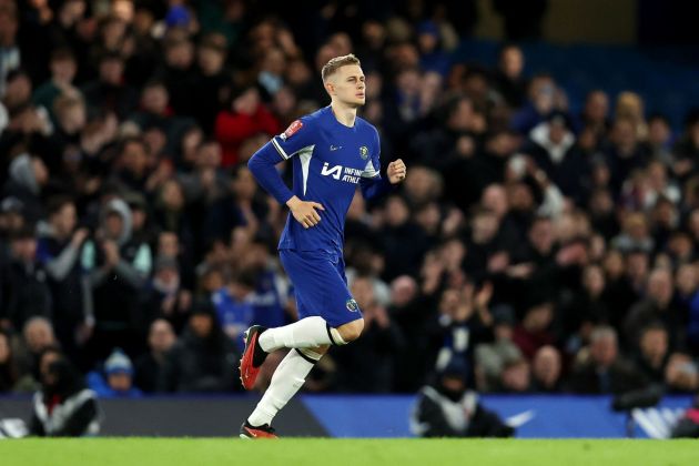 Jimi Tauriainen comes on as a sub for Chelsea