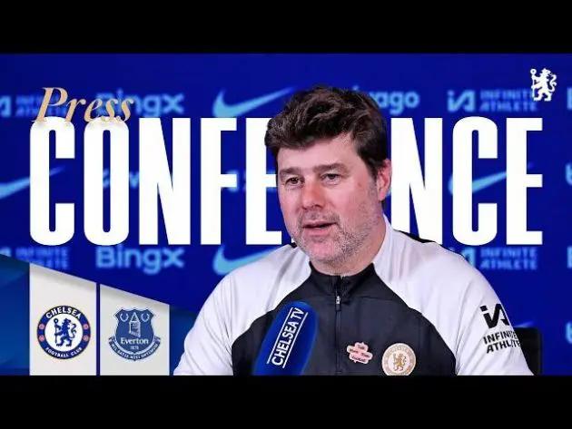 Mauricio Pochettino speaks at pre-Everton press conference