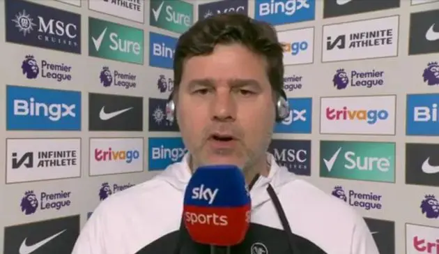 Mauricio Pochettino speaks to Monday Night Football.