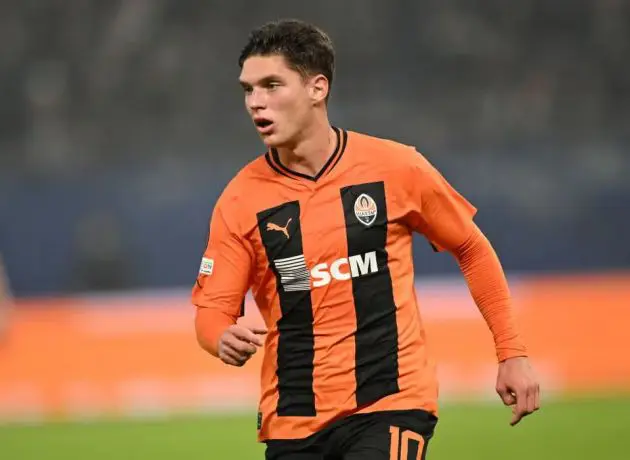 Shakhtar midfielder Georgiy Suadkov.