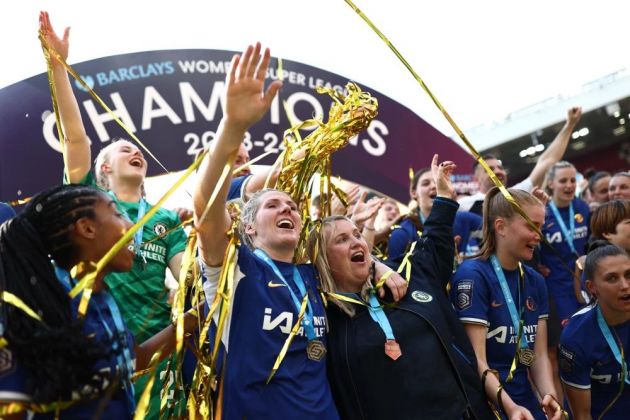 Chelsea Women are champions.