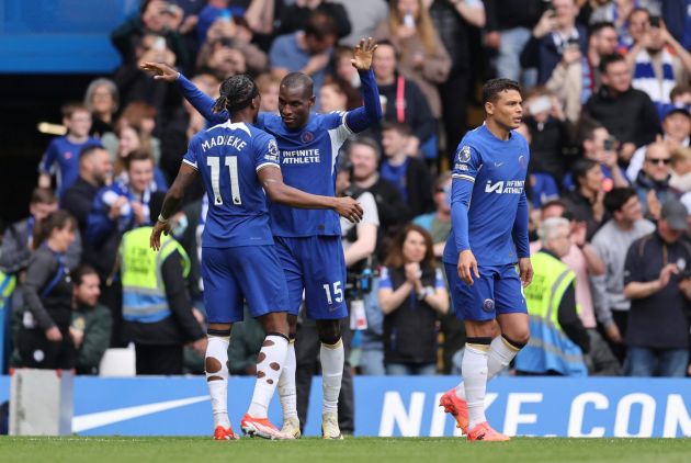 Chelsea celebrate a win at Stamford Bridge.