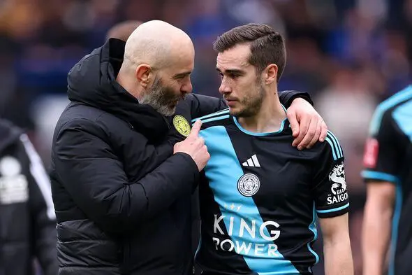 Enzo Maresca with Harry Winks.