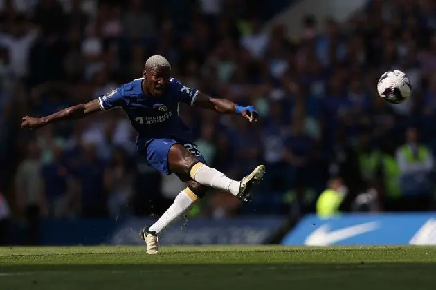 Moises Caicedo in action against Bournemouth.