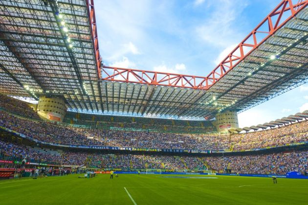 San Siro Stadium in Milan.