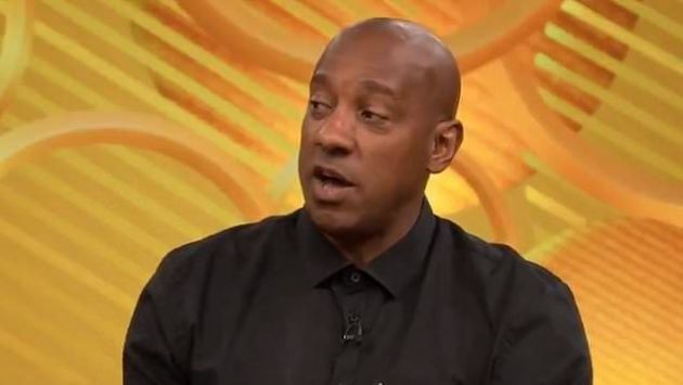 Dion Dublin doing punditry.