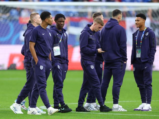 Cole Palmer and Jude Bellingham on England duty