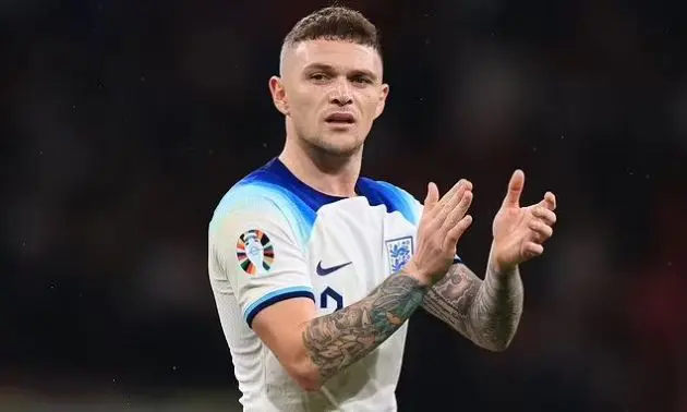 Kieran Trippier in action for England.