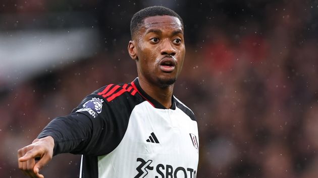 Tosin Adarabioyo playing for Fulham.