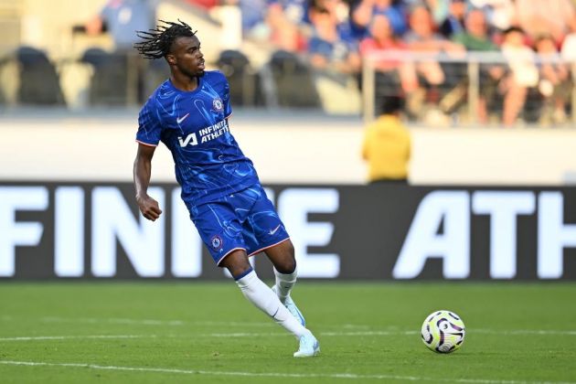 Carney Chukwuemeka in preseason action.