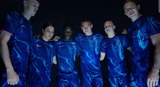 New Chelsea home shirt.