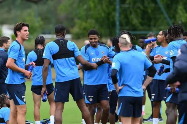 Chelsea preseason full group photo.