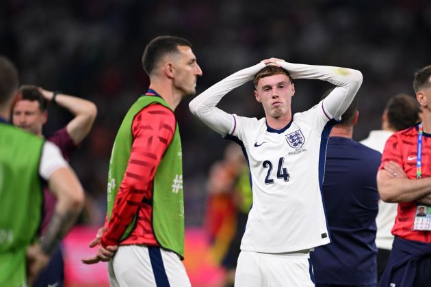 Cole Palmer gutted England lost Euros final