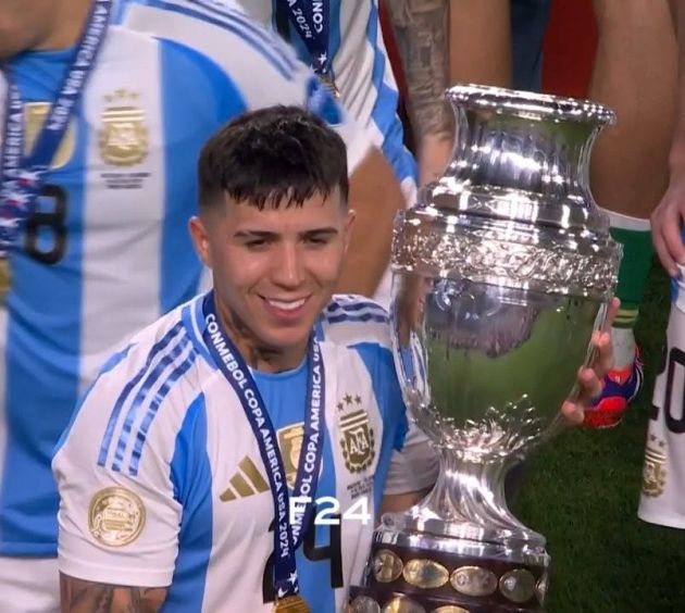 Enzo Fernandez wins Copa America