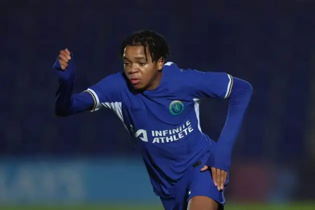 Rio Ngumoha plays for Chelsea's Under-16s.