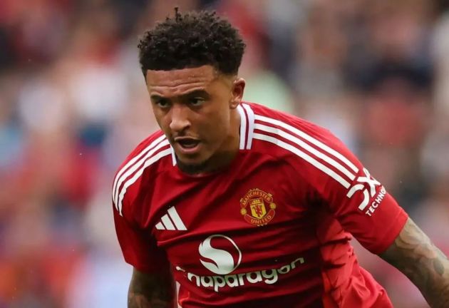 Man United winger Jadon Sancho is being chased by Chelsea.