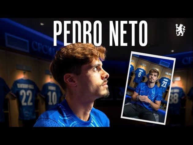 Pedro Neto signs for Chelsea.