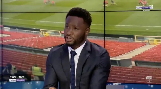 John Obi Mikel doing punditry.