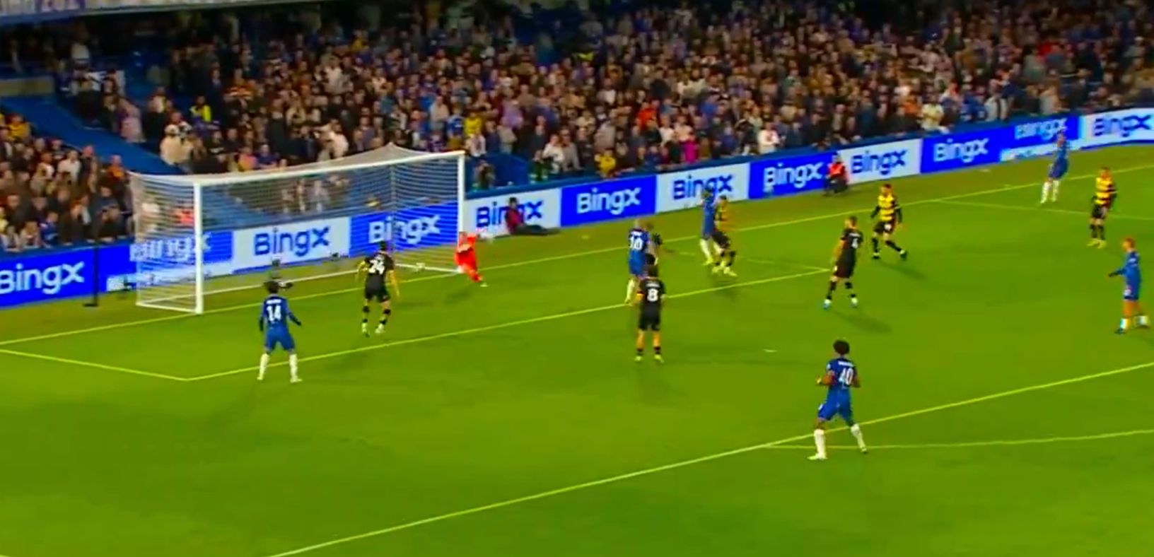 (Video): Nkunku scores again after wicked Gusto cross as Chelsea lead 2-0