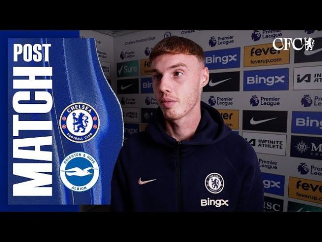 Cole Palmer talks to Chelsea TV.