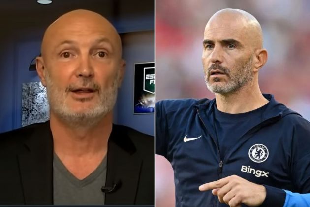 Frank Leboeuf and Enzo Maresca in a photo montage.