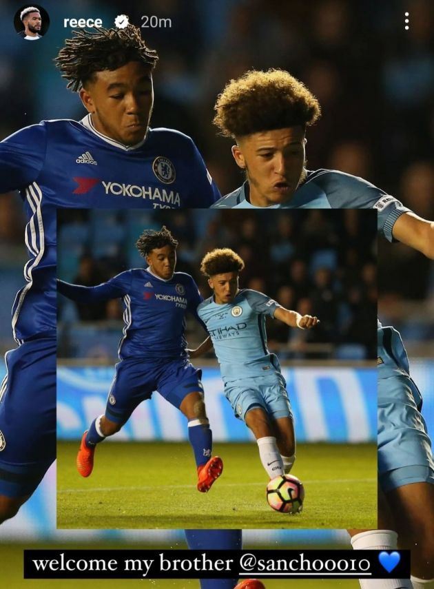 Reece James welcomes Jadon Sancho