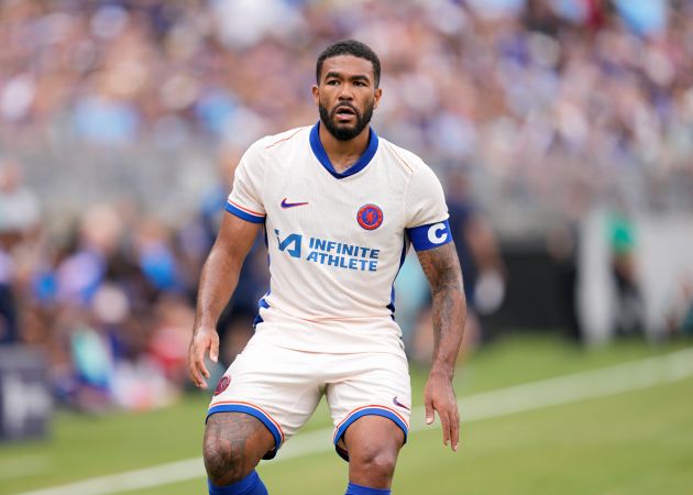 Reece James playing for Chelsea in preseason. (Photo by Jeff Dean/Getty Images)