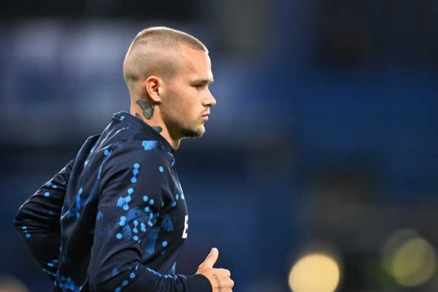 Mykhailo Mudryk runs the touchline against Gent. Mykhailo Mudryk runs the touchline against Gent. (Photo by Mike Hewitt/Getty Images)