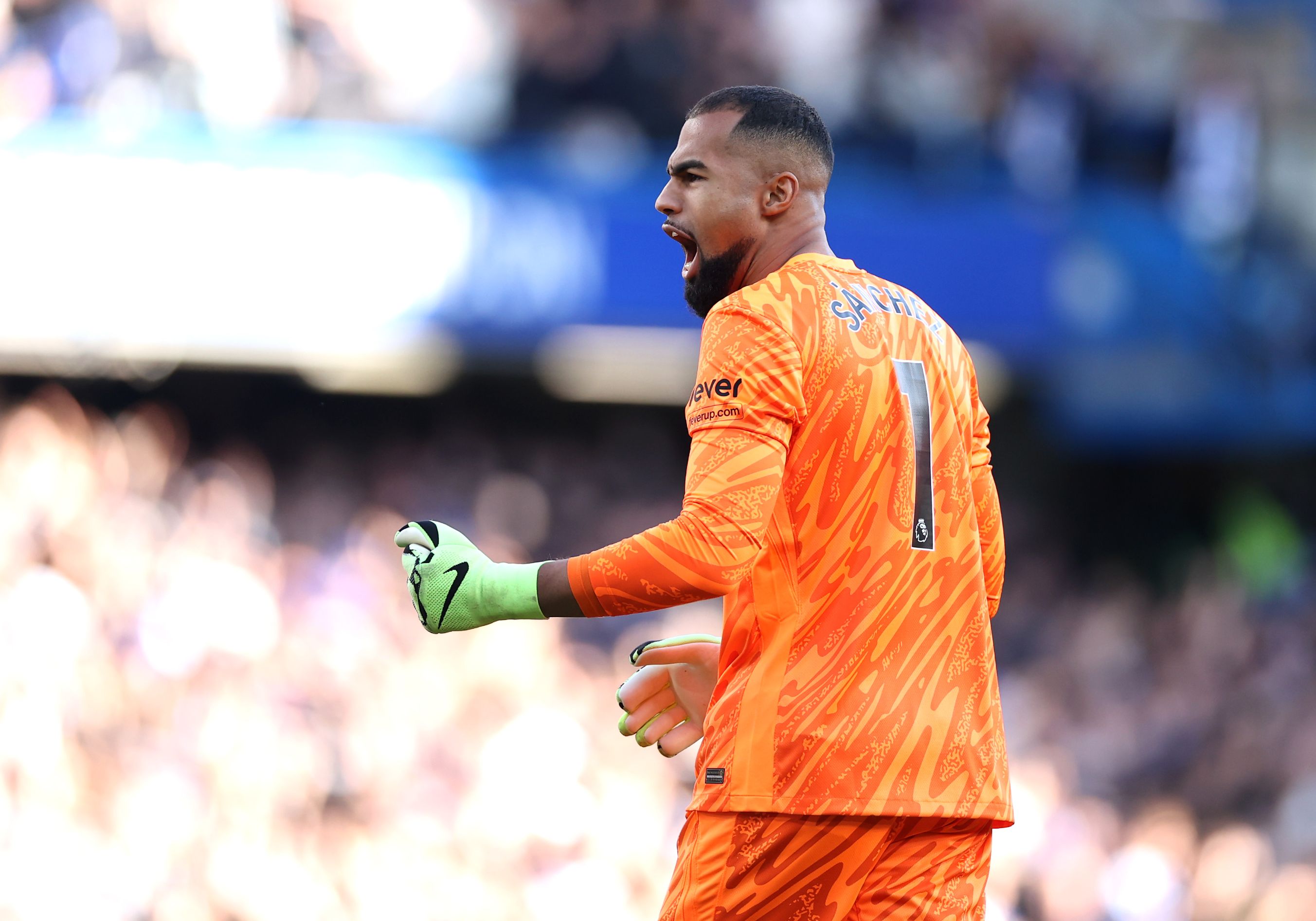 Robert Sanchez in Chelsea's win over Newcastle. (Photo by Ryan Pierse/Getty Images)