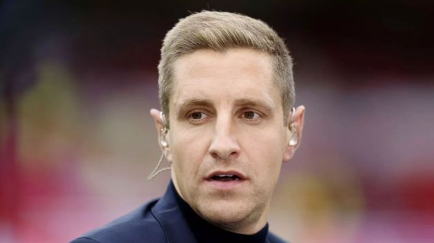 Michael Dawson working as a pundit.