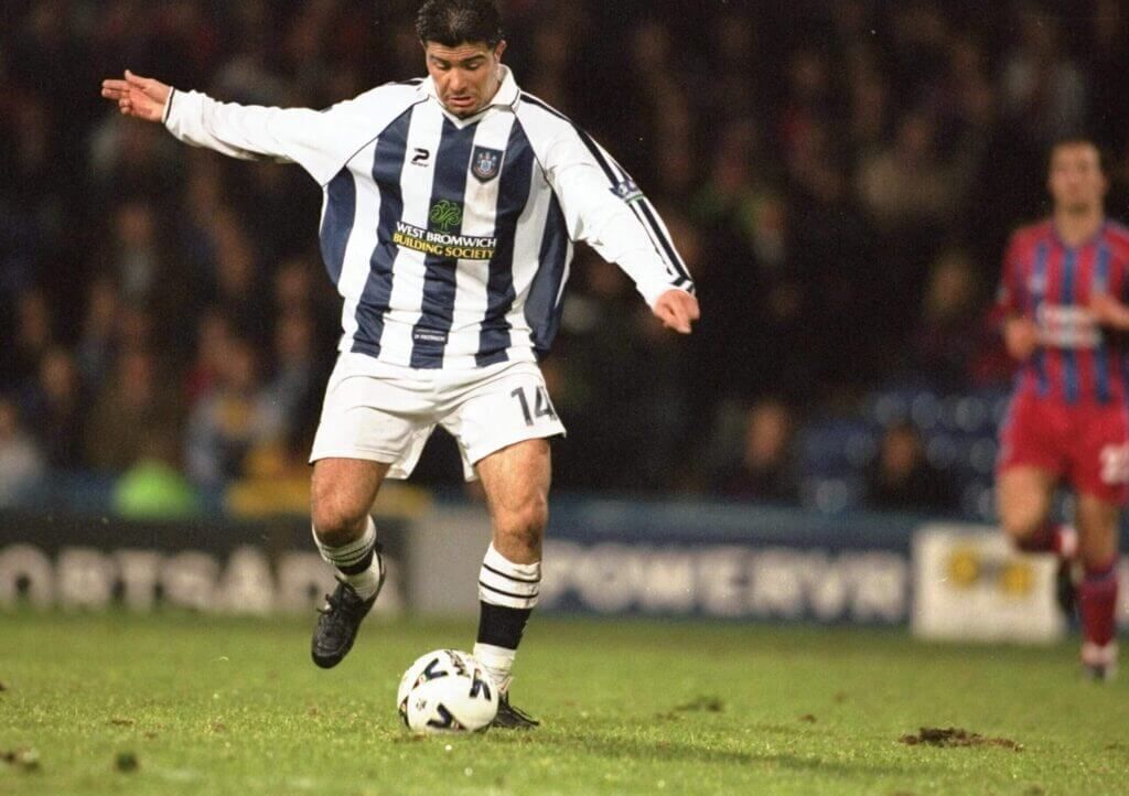 Enzo Maresca playing for West Brom. (Photo by AllsportUK /Allsport via Getty Images)