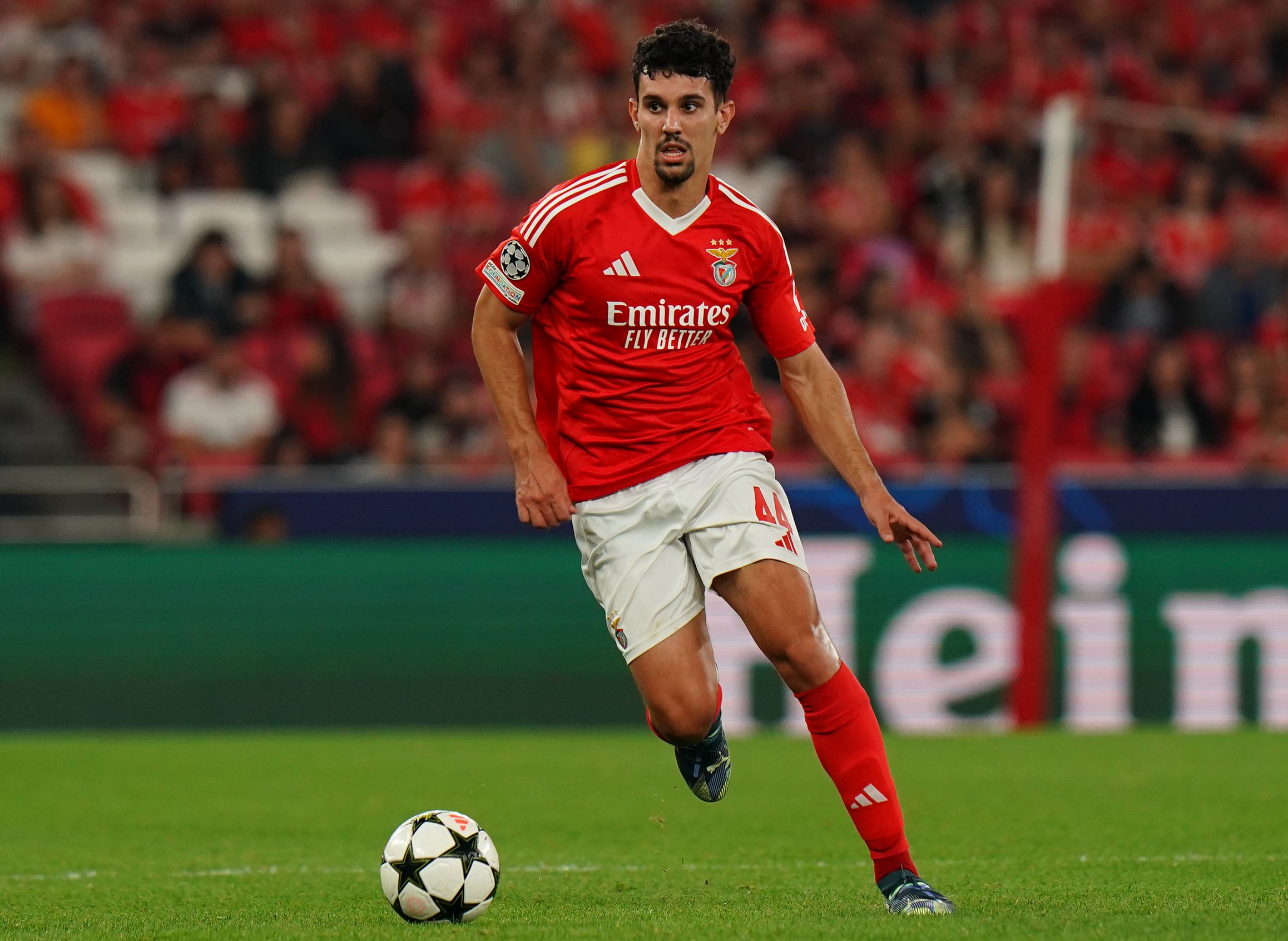 Tomas Araujo in action for Benfica. (Photo by Gualter Fatia/Getty Images)