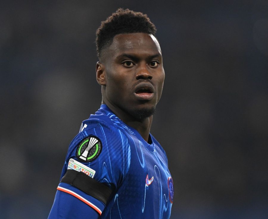 Benoit Badiashile in action for Chelsea (Photo by Mike Hewitt/Getty Images)
