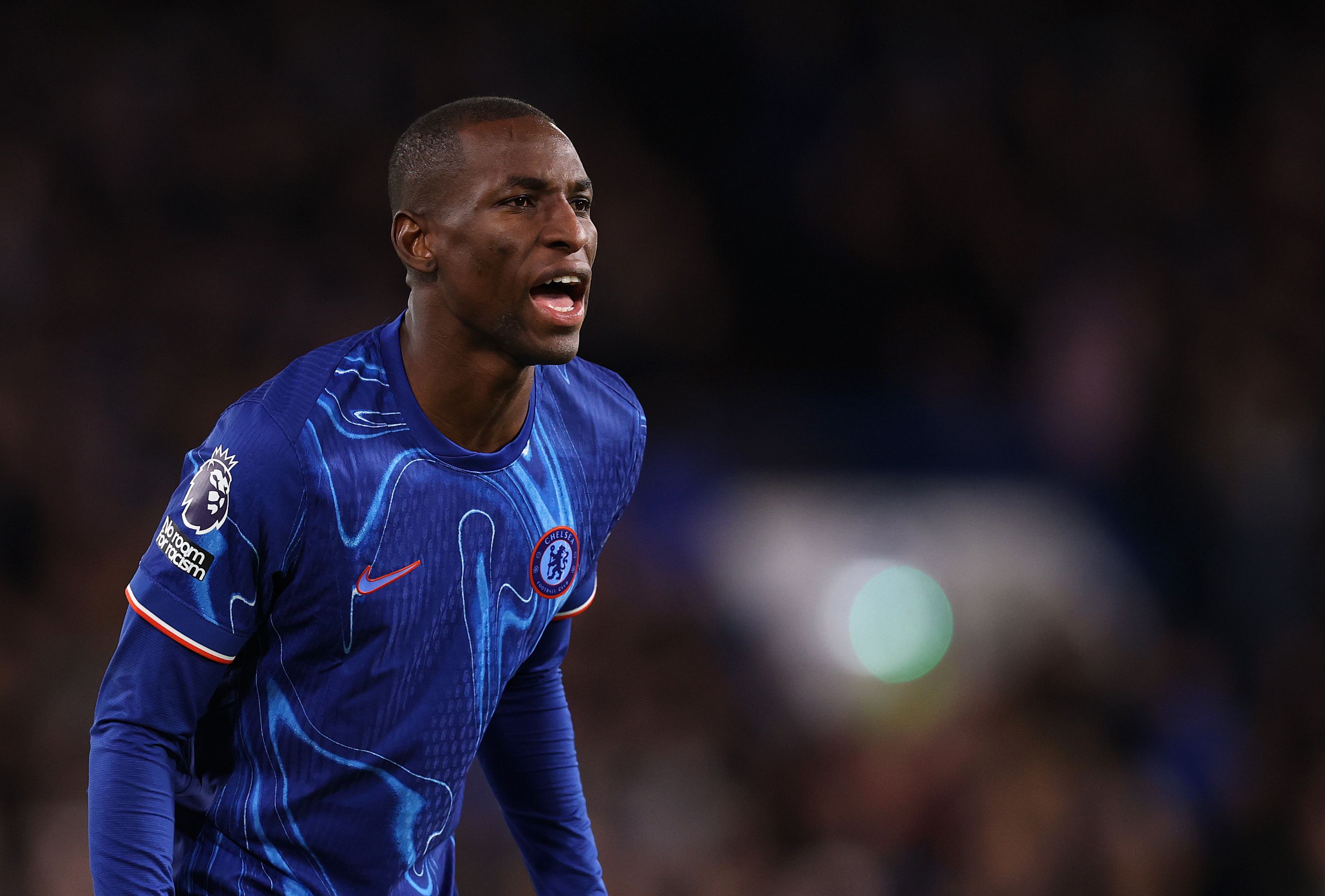 Nicolas Jackson in action against Brentford. (Photo by Julian Finney/Getty Images)