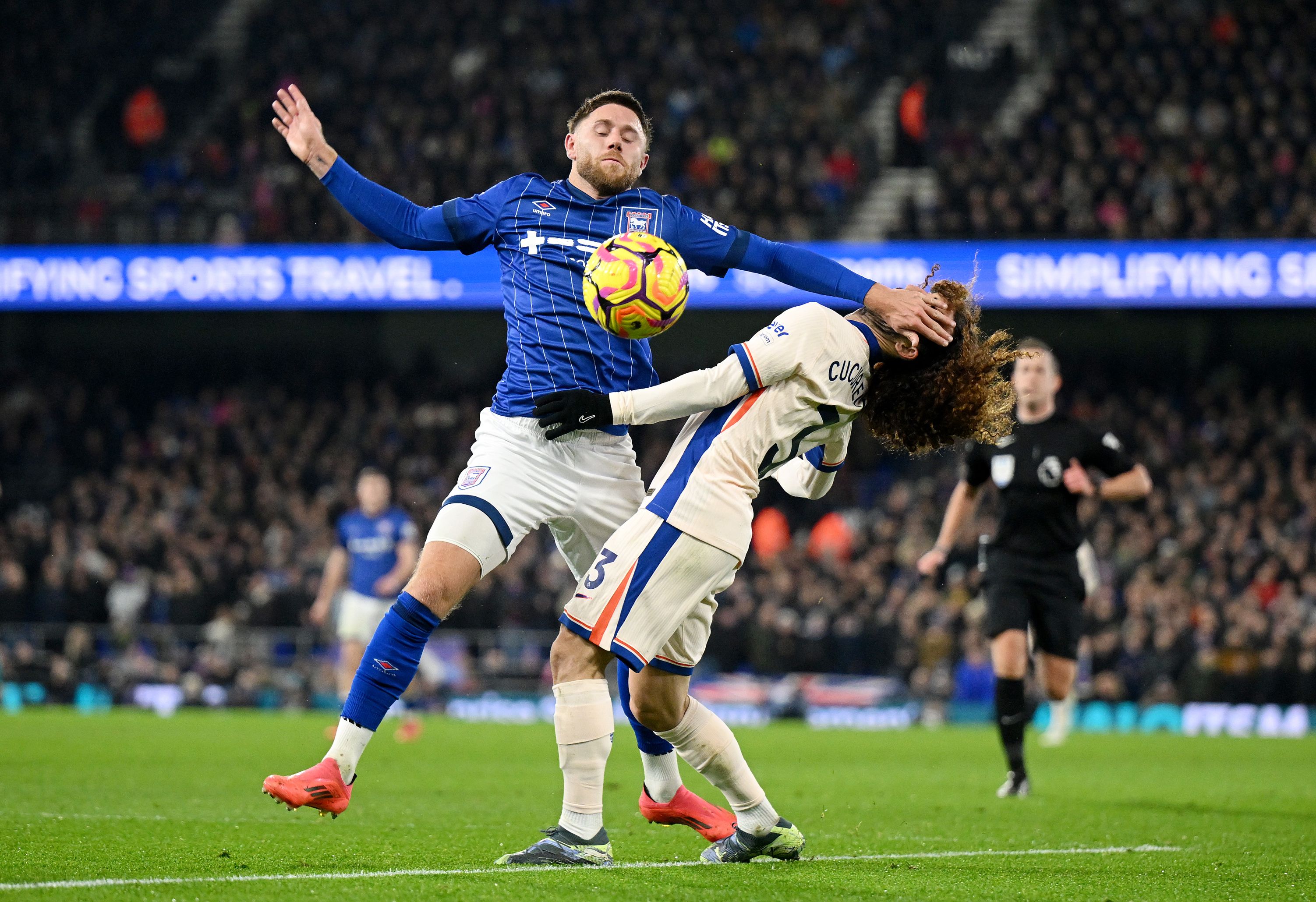 Marc Cucurella in action against Ipswich. (Photo by Michael Regan/Getty Images)