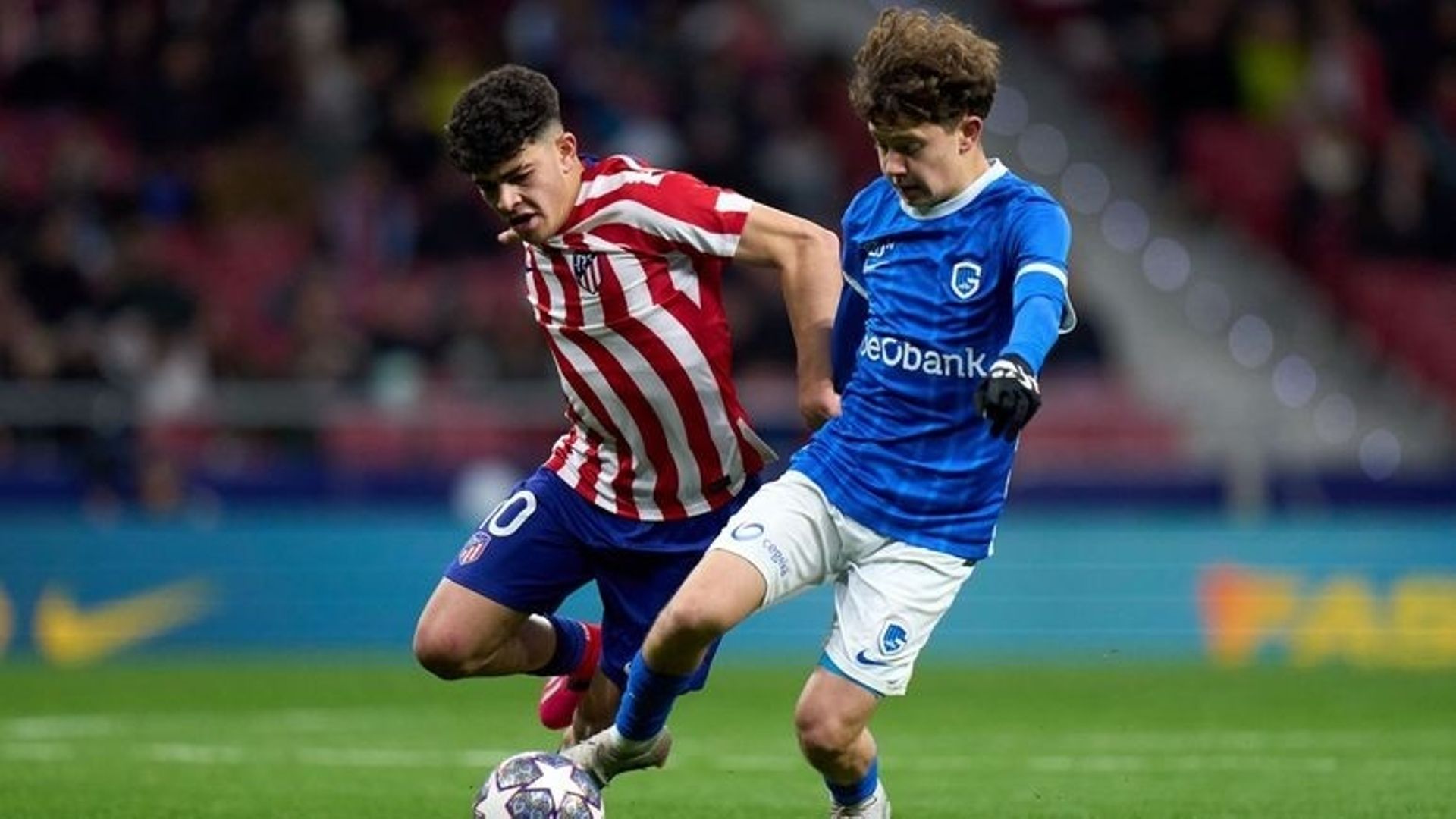 Konstantinos Karetsas playing for KRC Genk.