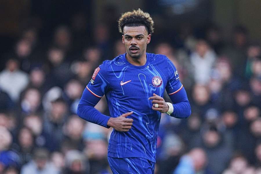 Rentato Veiga playing in the FA Cup. (Photo by Darren Walsh/Chelsea FC)