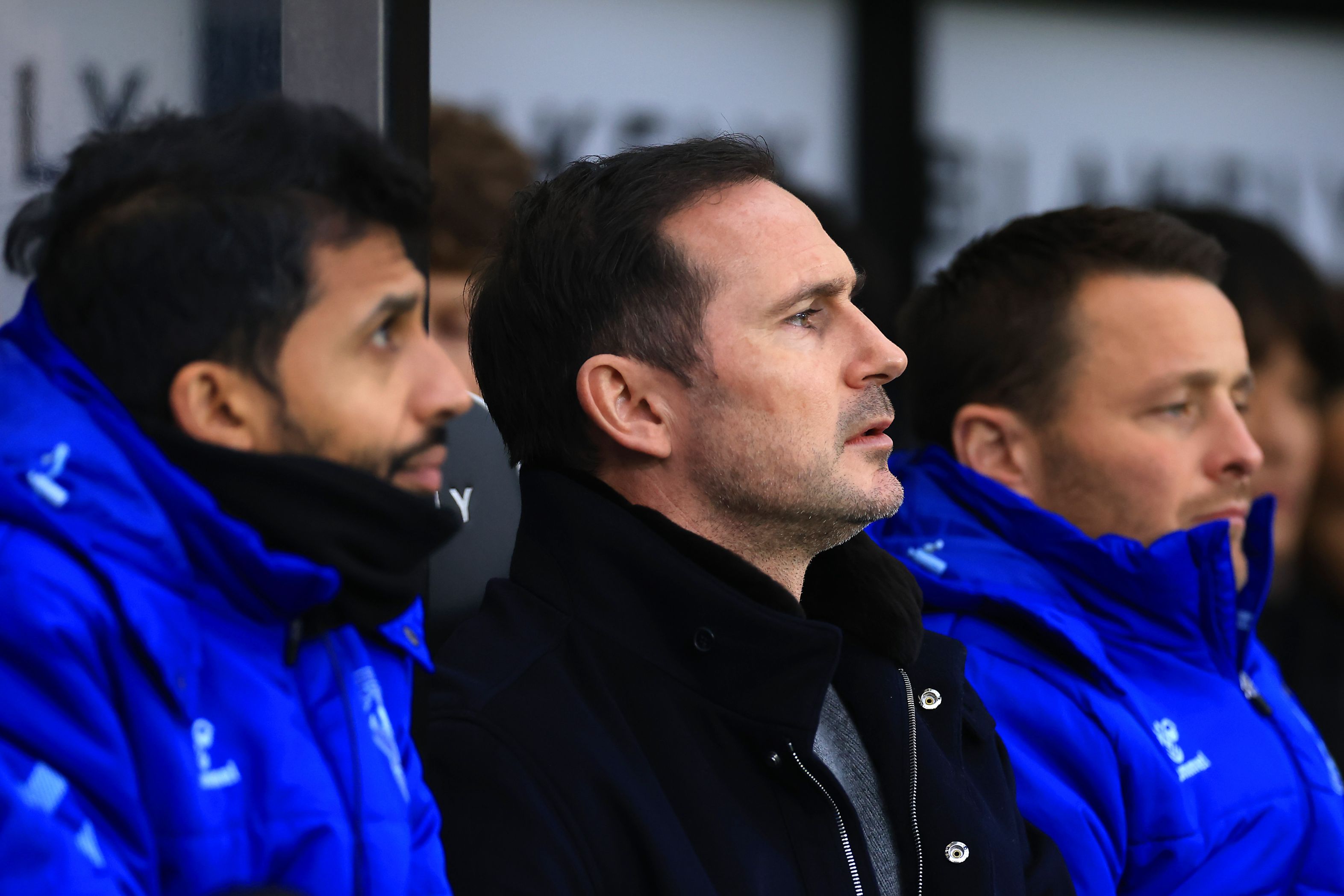 Frank Lampard in the dug out as Coventry City manager. (Photo by Stephen Pond/Getty Images)