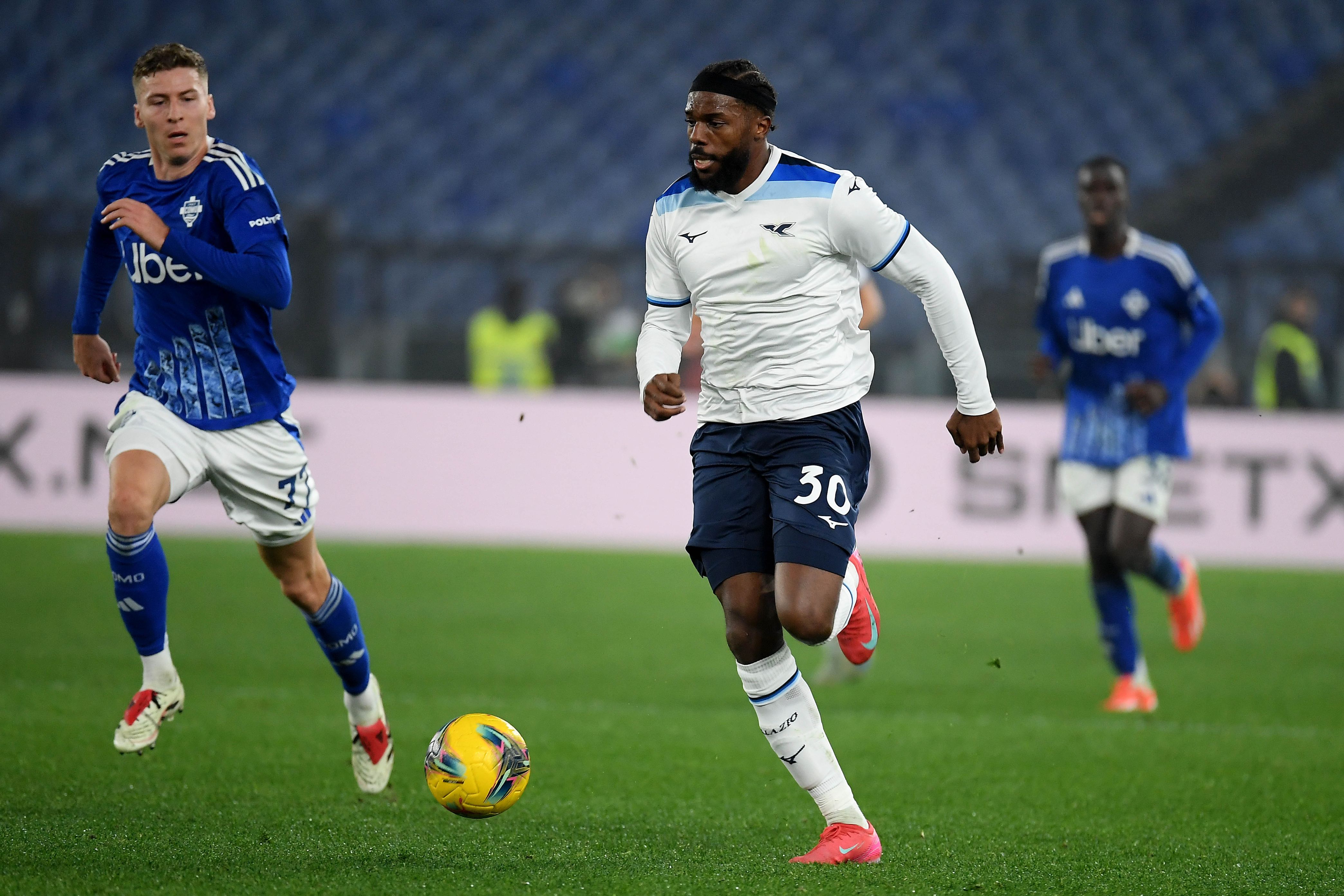 Nuno Tavares in action for Lazio. (Photo by Marco Rosi - SS Lazio/Getty Images)