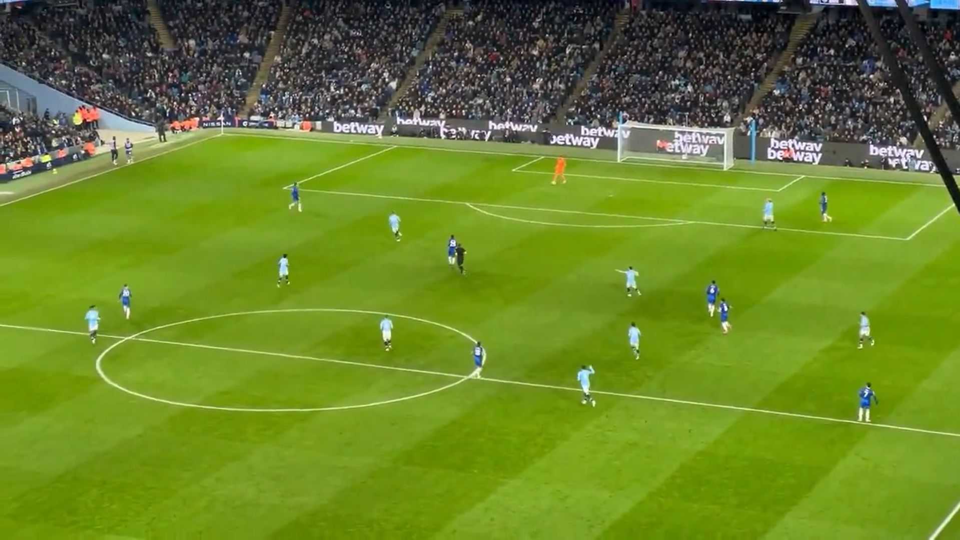 Robert Sanchez booed by away fans at Man City.