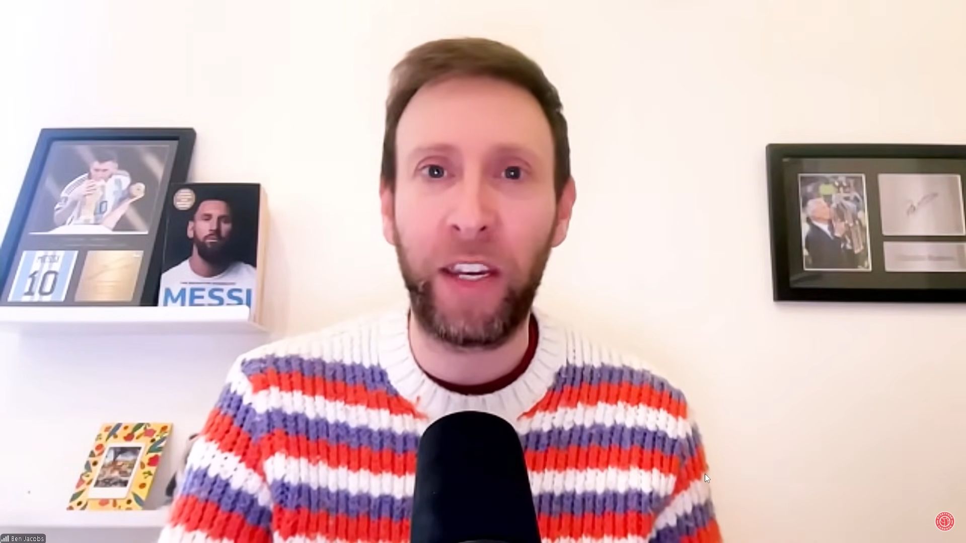 Ben Jacobs speaking on a Youtube channel.