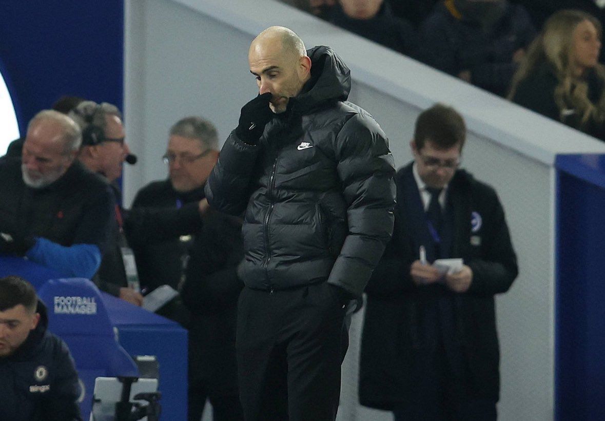 Enzo Maresca looks lost on the touchline as Brighton batter Chelsea.