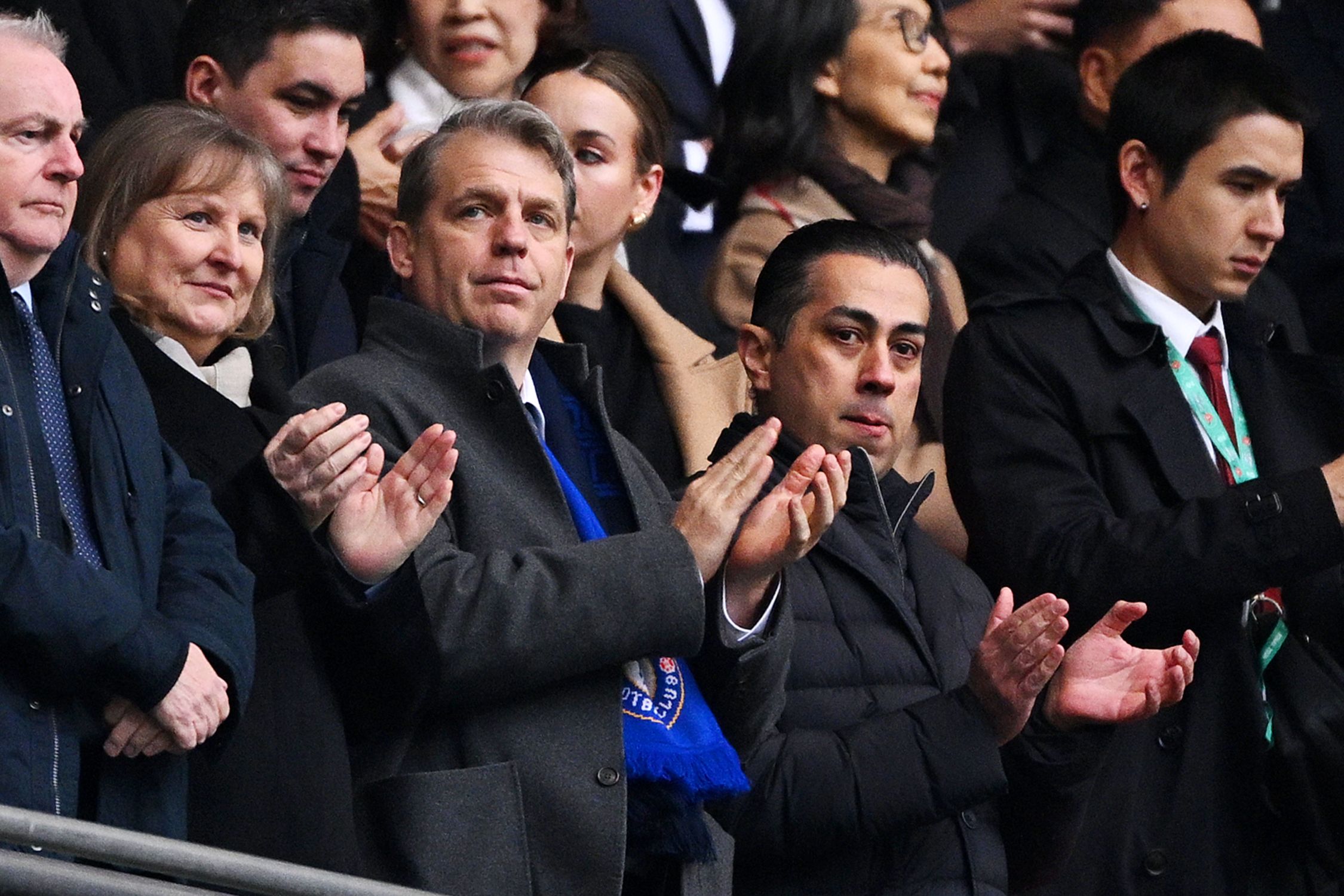 Todd Boehly and Behdad Eghbali watch Chelsea.