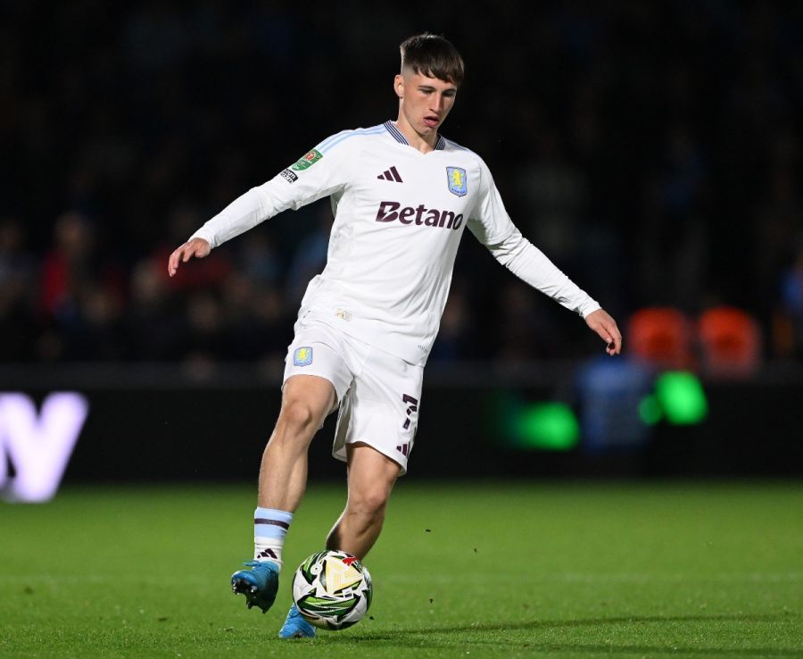 Ben Broggio playing for Aston Villa (Photo by Shaun Botterill/Getty Images)