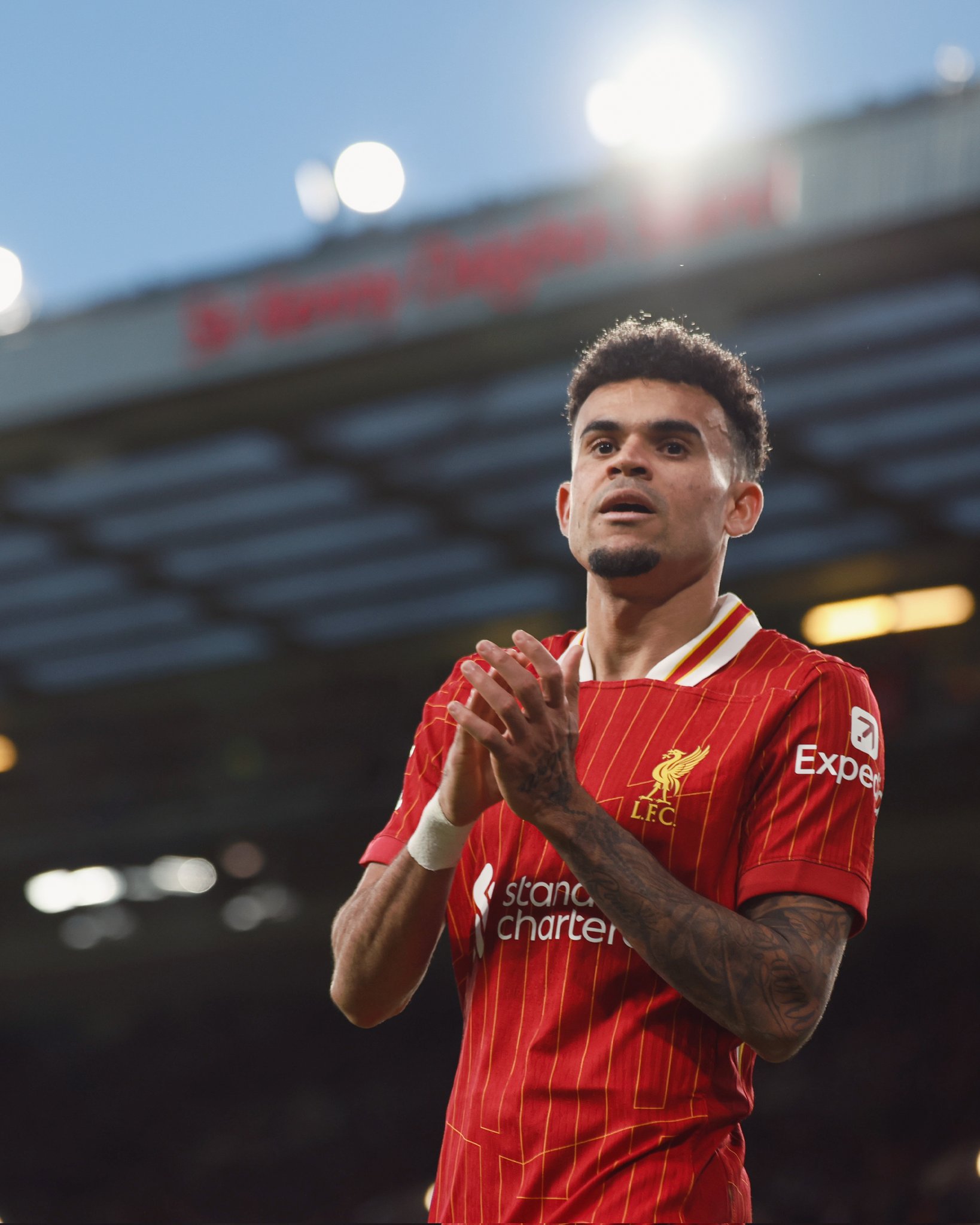 Luis Diaz in action for Liverpool